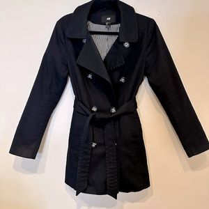 Women’s Black trench coat